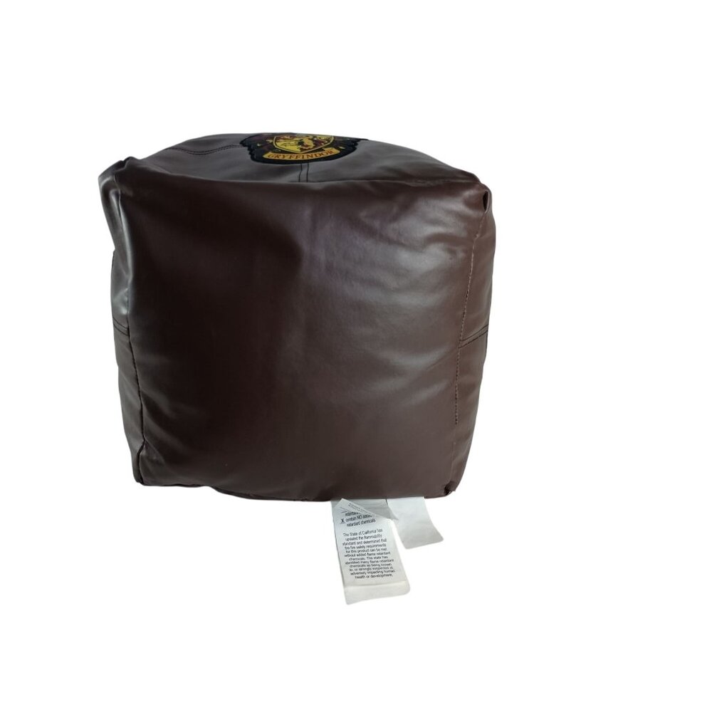 Harry Potter Crest 13" Cube Bean Bag Foot Rest Chair Seat Cushion Pillow - Picture 6 of 10